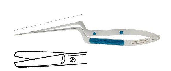 Сенсешн мікроножиці туп/туп багнетовидні прямі 90/215 мм